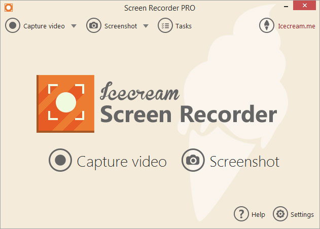 Windows 8 Icecream Screen Recorder full