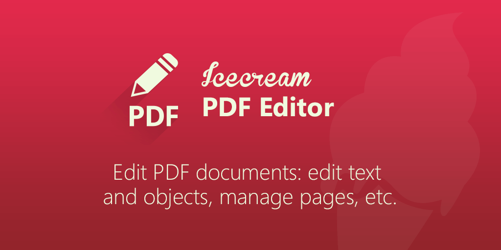 PDF Editor – Edite PDFs Gratuitamente - Icecream Apps