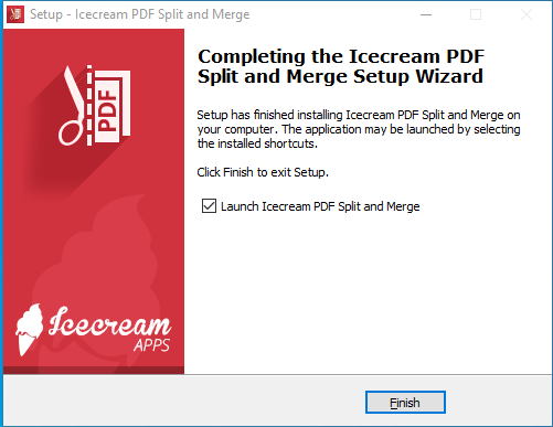 Install Icecream PDF Split & Merge for Windows