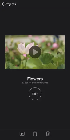 Eksportowanie filmów w iMovie na iOS