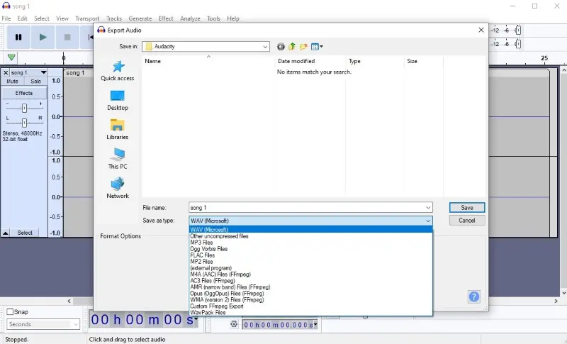 Audio converting software Audacity Audio converting software Audacity