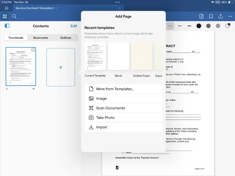 Merge PDF on iOS in GoodNotes Merge PDF on iOS in GoodNotes