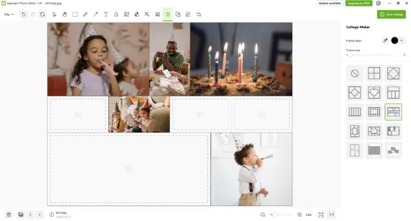 Creating a digital photo collage Creating a digital photo collage