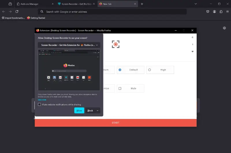 Firefox Screen Recorder Software and Extensions Icecream Apps