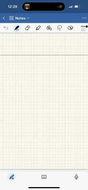 Текстовая заметка в Goodnotes
