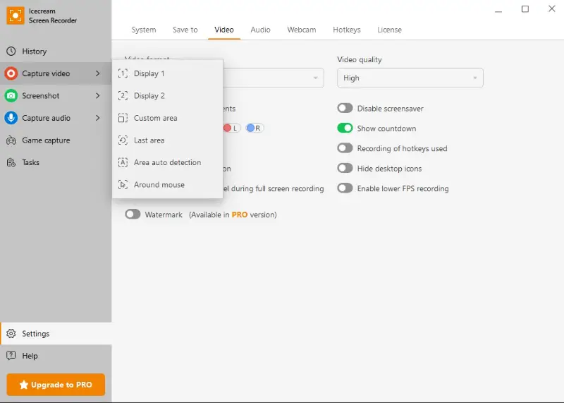Icecream Screen Recorder - best video capture software for Windows