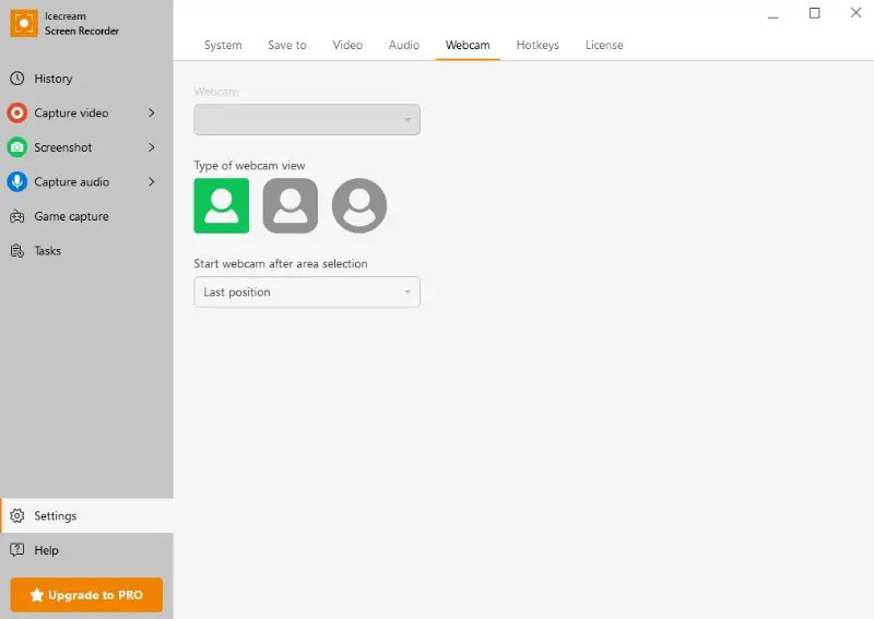 How to record yourself and your screen in Icecream Screen Recorder