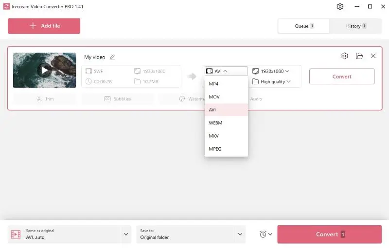 How to Convert SWF to AVI Fast & Free in 2025 - Icecream Apps