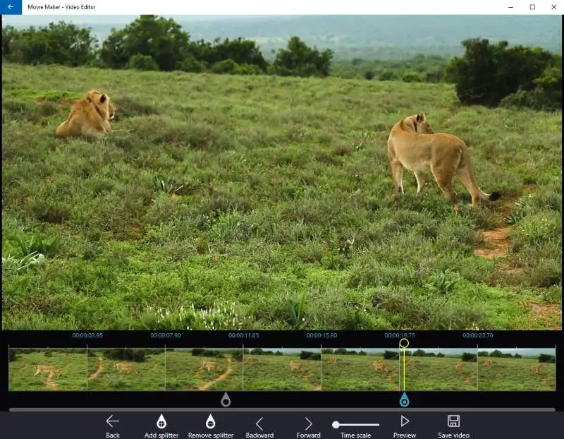 Splitting and trimming videos in Movie Maker Splitting and trimming videos in Movie Maker