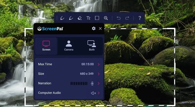 Video capture software interface Video capture software interface