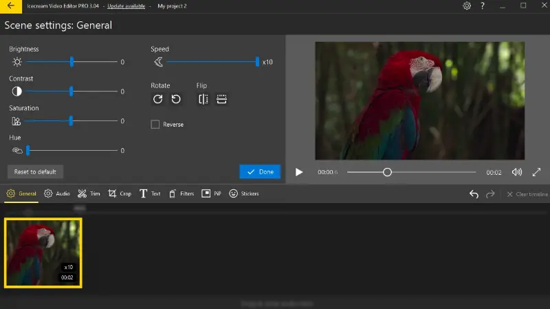 How to flip a video on Windows with the help of Icecream Video Editor