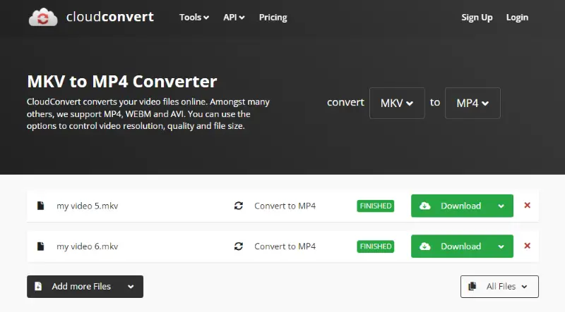 How to save MKV as MP4 with CloudConvert How to save MKV as MP4 with CloudConvert