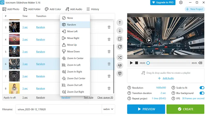 Icecream Video Editor interface