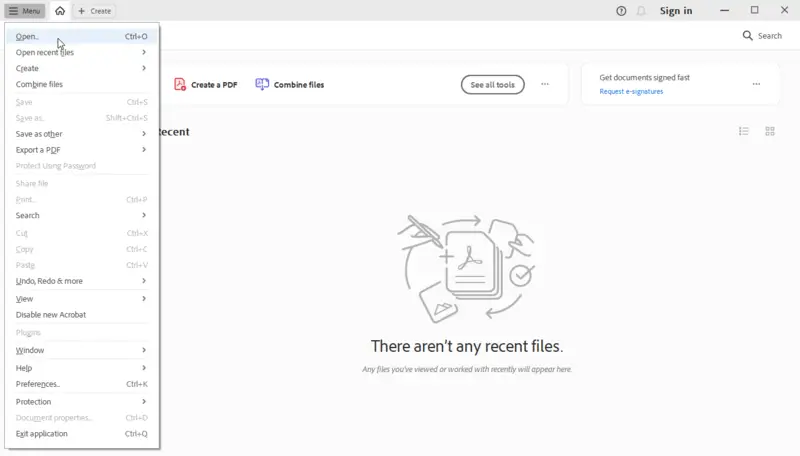 Otwórz dokument w Adobe Acrobat