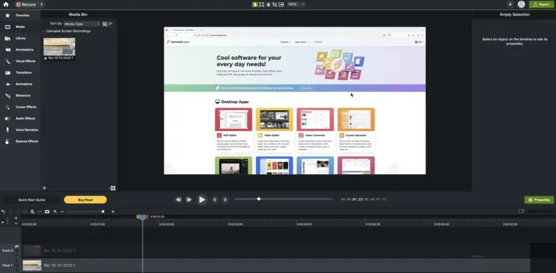 Camtasia Studio
