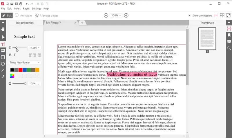 How to Edit Text in a PDF on PC: 5 Ways in 2025 - Icecream Apps