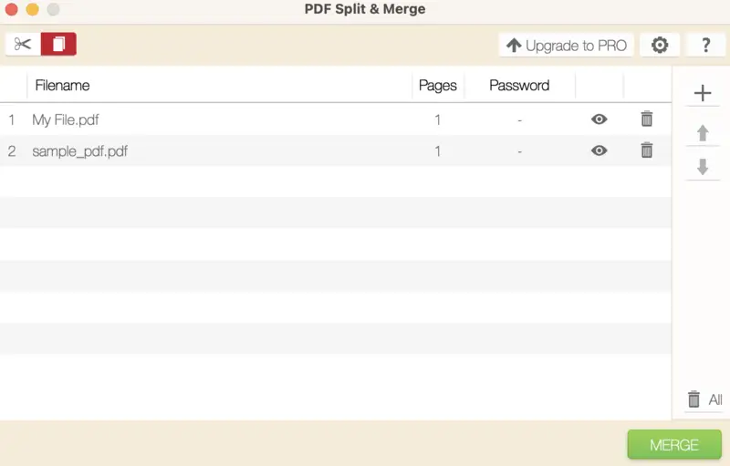 Merge PDF in Icecream PDF Split & Merge