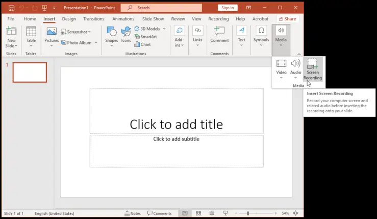 How to record a YouTube video with PowerPoint