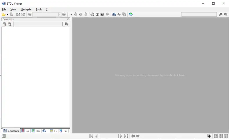 Главное окно читалки книг STDU Viewer