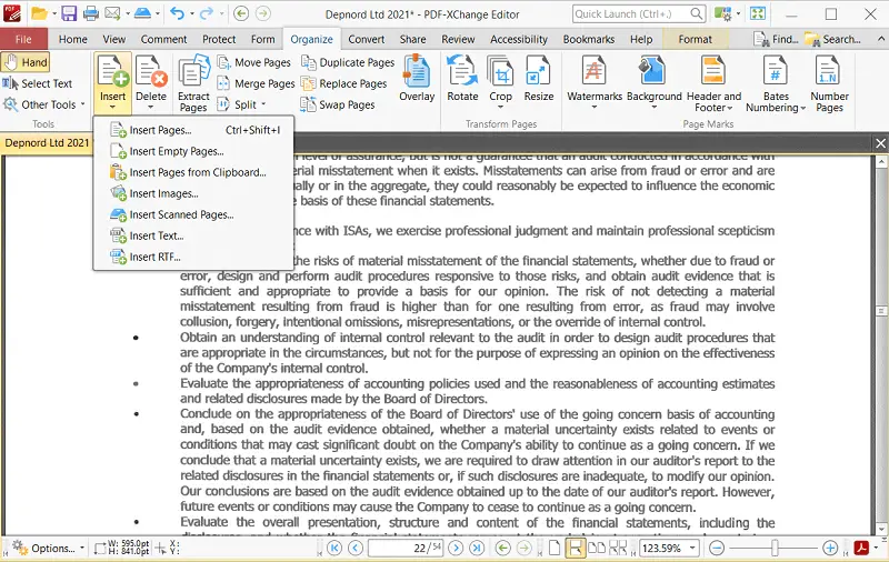 Merge PDFs in XChange