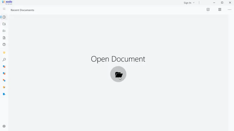 Otwórz PDF w Xodo PDF Reader