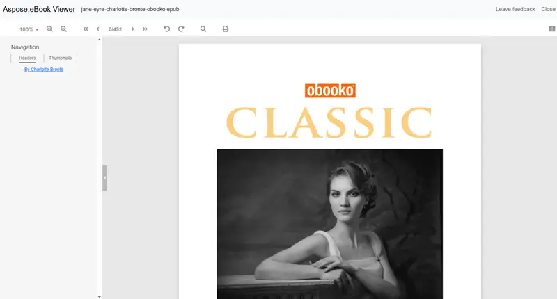 EPUB online reader