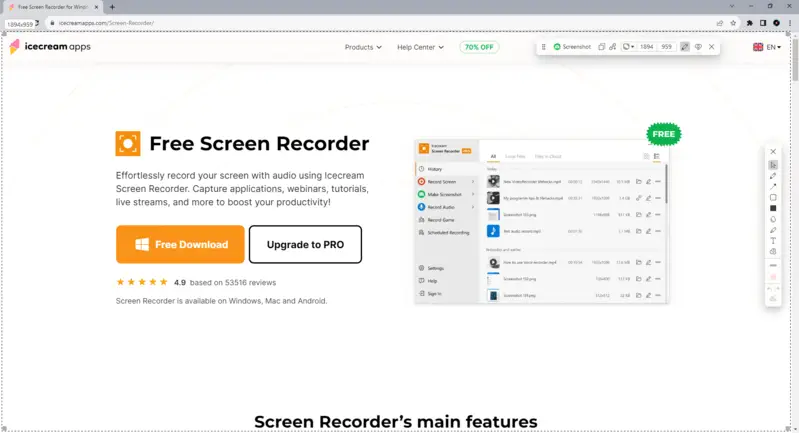 Take a screenshot on Windows with Icecream Screen Recorder How to take a screenshot on Windows with Icecream Screen Recorder