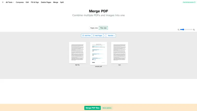 Combine PDF files into one with Sejda Desktop Combine PDF files into one with Sejda Desktop