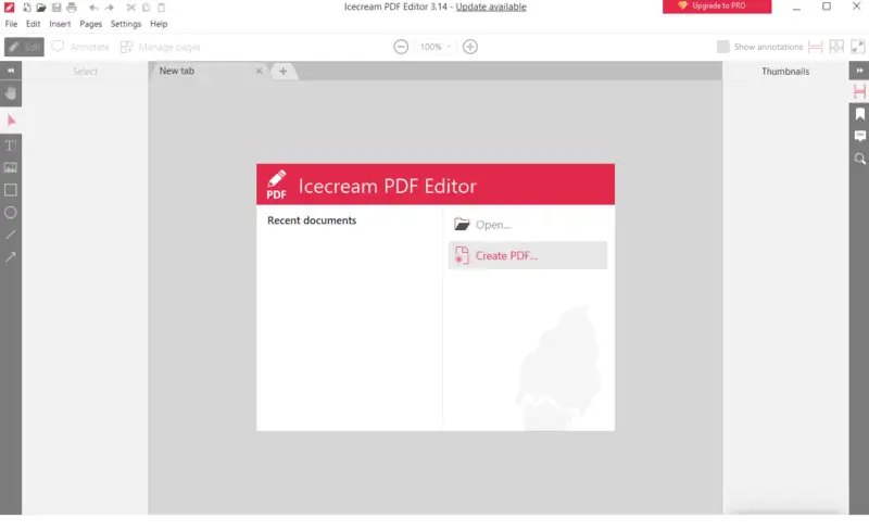 How to make PDFs from scratch on Windows in Icecream PDF Editor