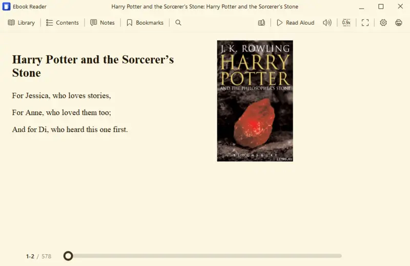 How to open the FB2 file in Icecream Ebook Reader