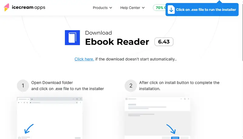eBook reader installation process eBook reader installation process