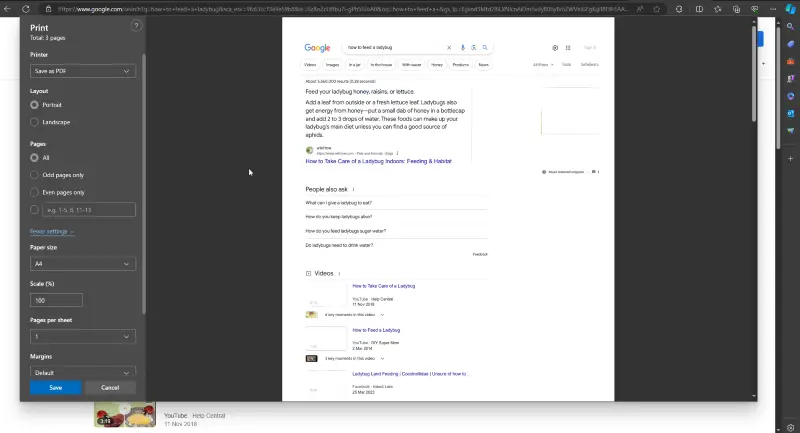 Zmień HTML na PDF za pomocą Microsoft Edge