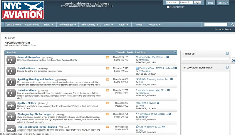 Forum interface