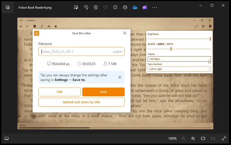 Enter a custom name for your explained video in Icecream Screen Recorder