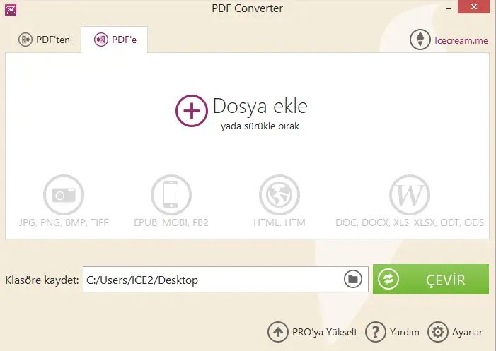 JPG'yi PDF 'ye çevirme