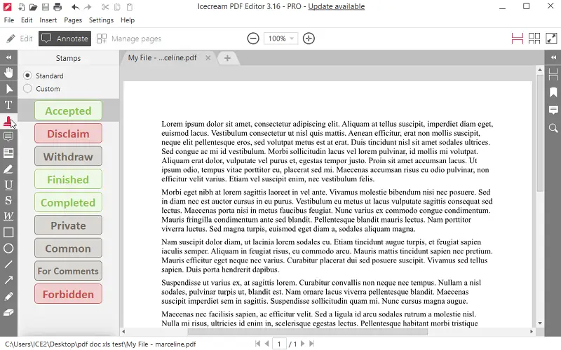 Annotation tools Annotation tools