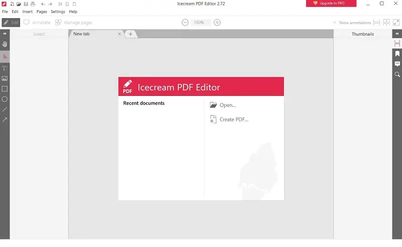 PDF редактор для учебы Icecream PDF Editor