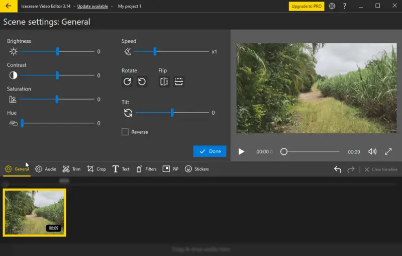 Edit WebM video on PC with Icecream Video Editor