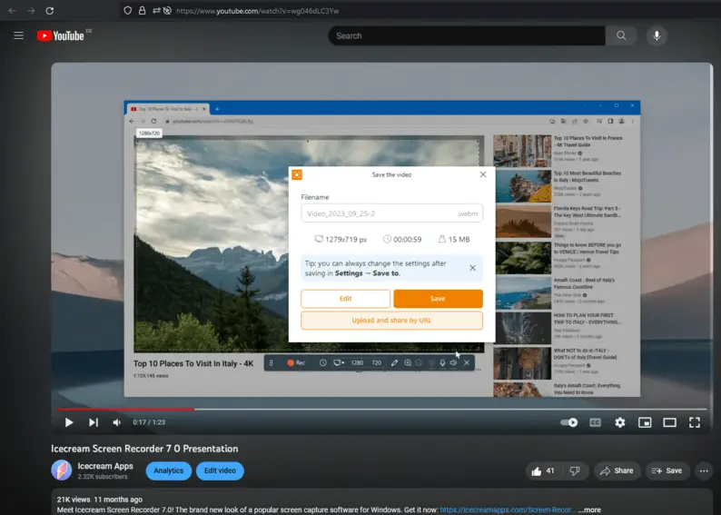 How to screen record on YouTube