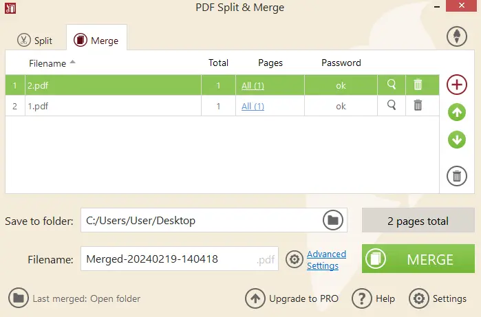 How to make a PDF file from scanned documents in Icecream PDF Split & Merge