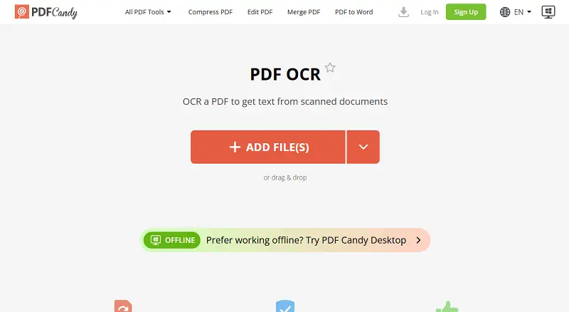OCR tool UI OCR tool UI