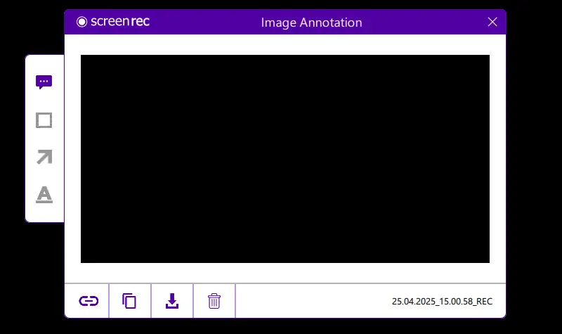 ScreenRec preview window ScreenRec preview window