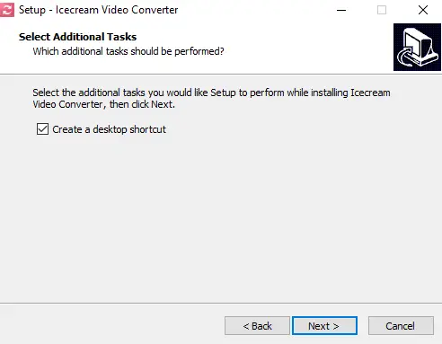 Installation process of Icecream Video Converter on Windows computer