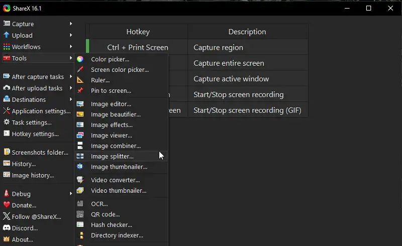 ShareX - tools