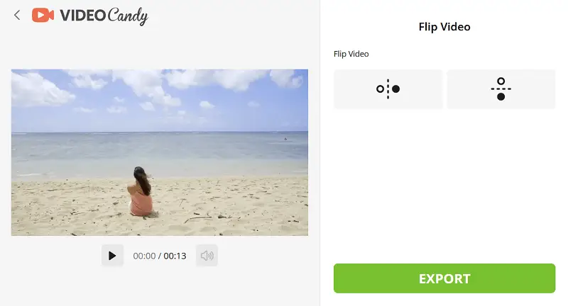 Flipping video in browser