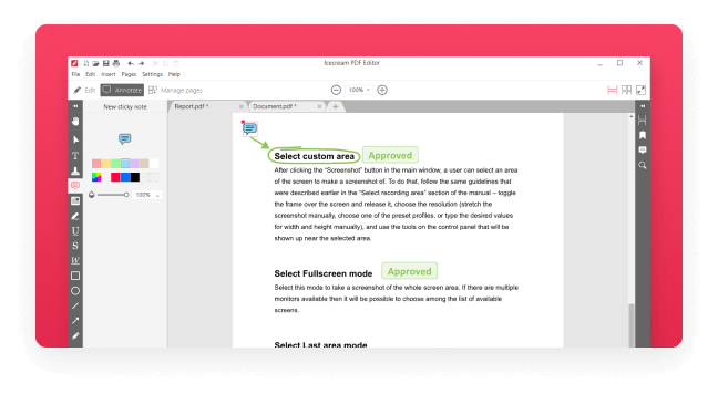 PDF Editor - Rediger PDF'er - Icecream Apps
