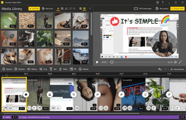 Icecream Video Editor PRO 3.05 instal the new for ios